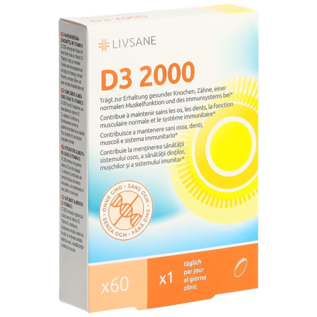 Image of Livsane Vitamin D3 2000 Weichkapseln 60 Stück